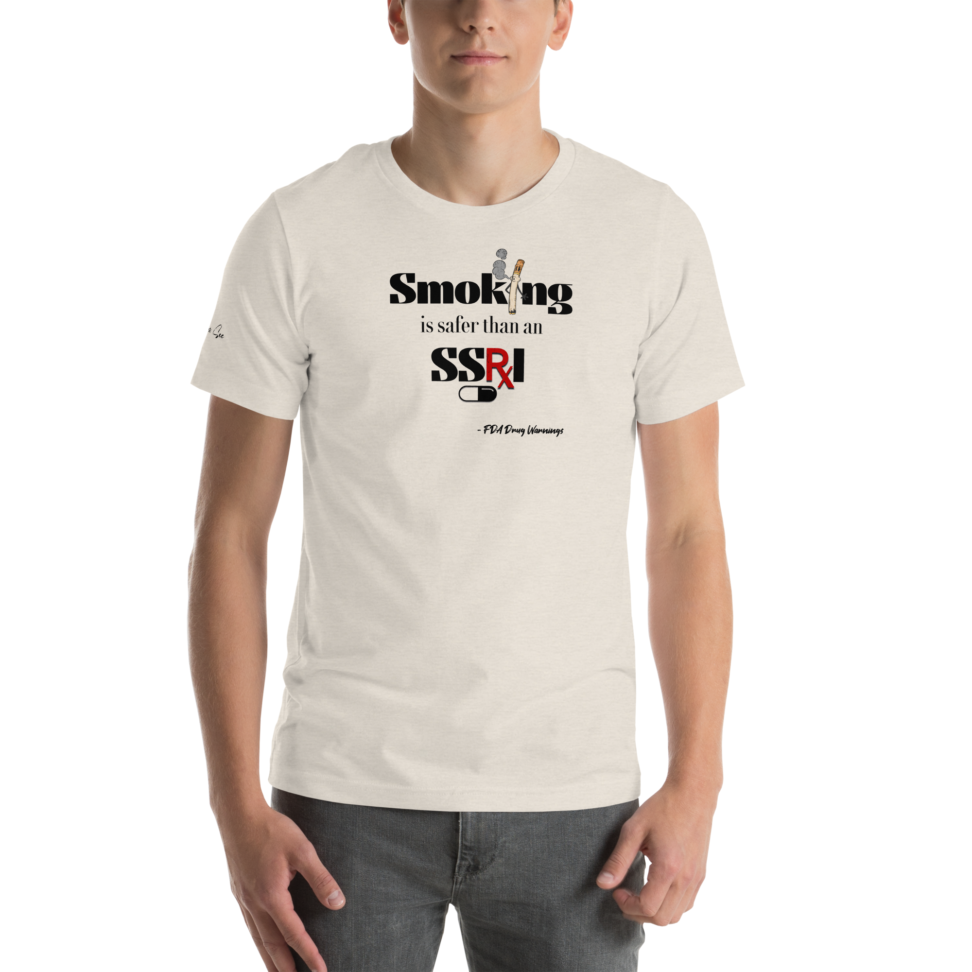 Provocative & Revealing Big Tobacco vs Big Pharma Premium Unisex T-Shirt (S-2x) 3 Colors