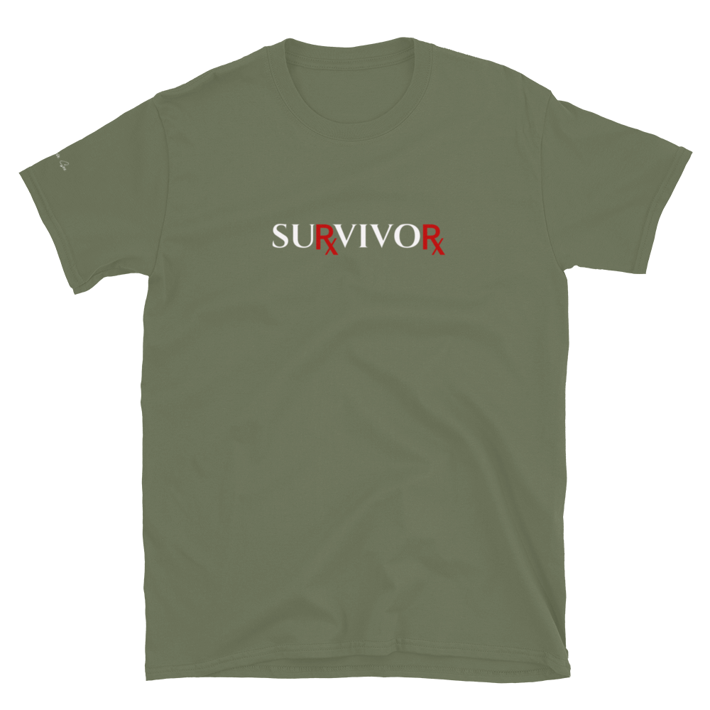 Brave, Courageous, Heroic Big Pharma Loses Survivor Wins Unisex T-shirt (S-2X) 5 COLORS
