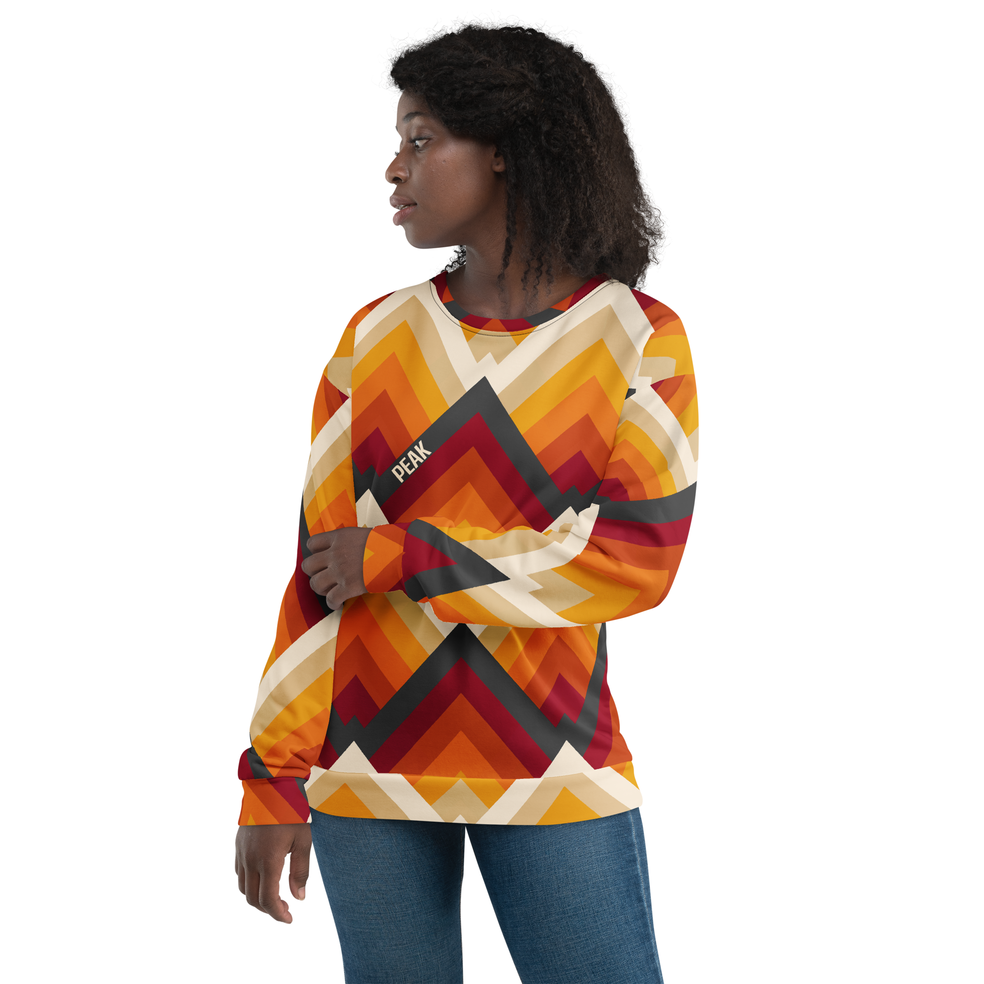 PEAK Geometric Sweatshirt (S-2X)