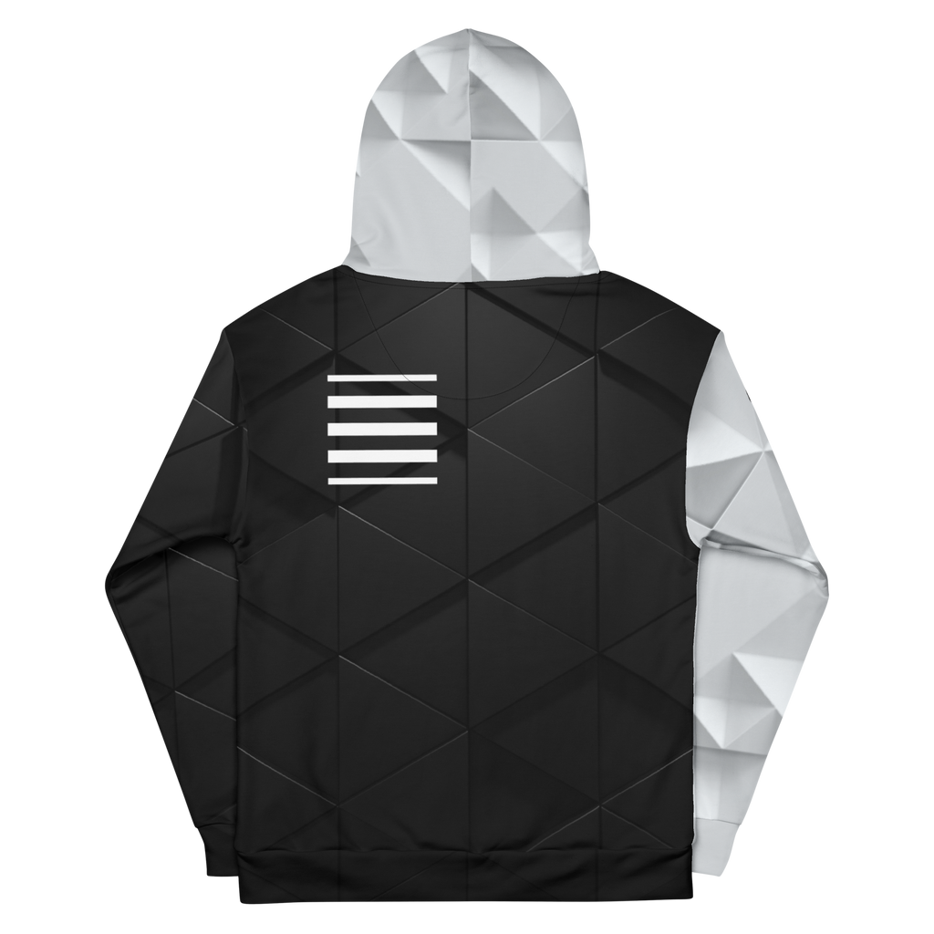 Tech in Black & White Hoodie (S-2X)