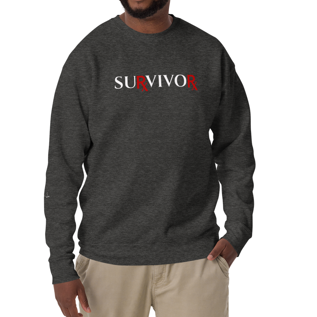 STRONG, BRAVE, and COURAGEOUS BIG PHARMA SURVIVOR Unisex Sweatshirt (S-2X) 5 COLORS