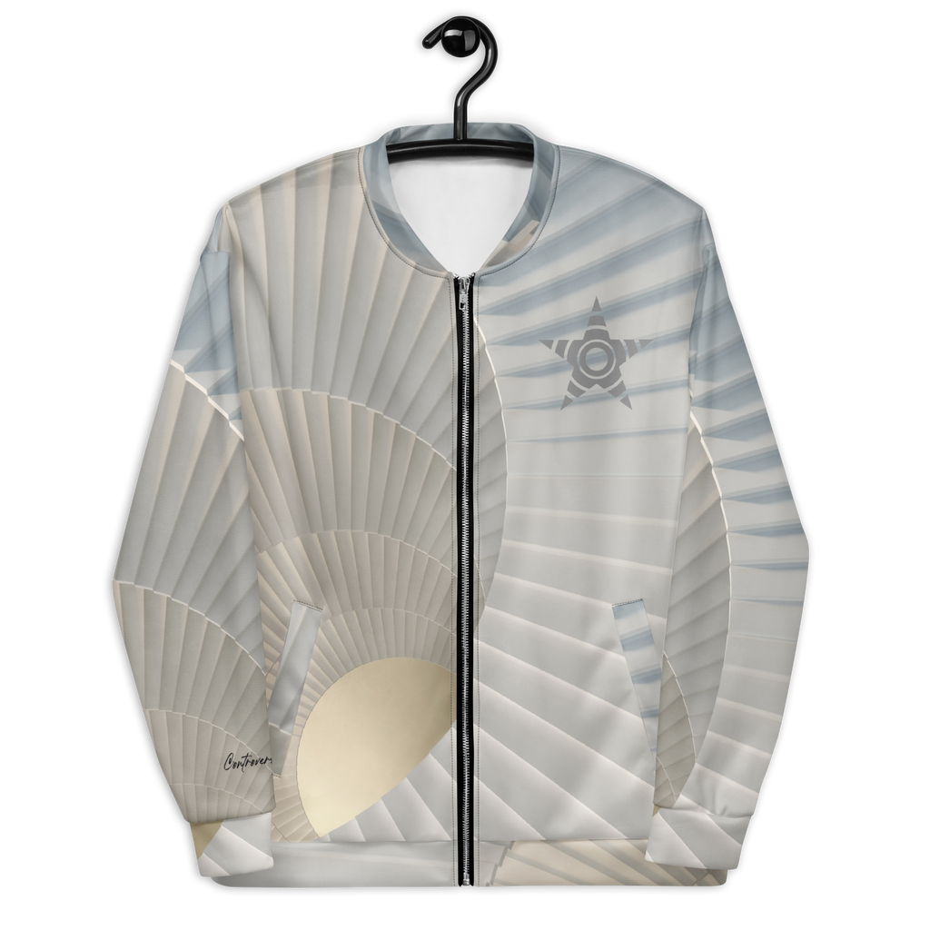 Spiral Illusion Bomber Jacket (S-2X)