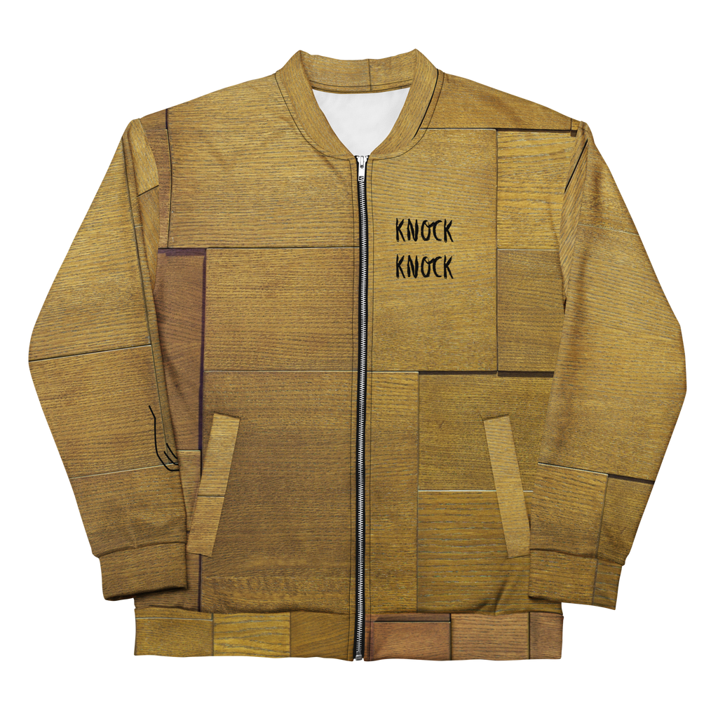 Knock On Wood Bomber Jacket (S-3X)