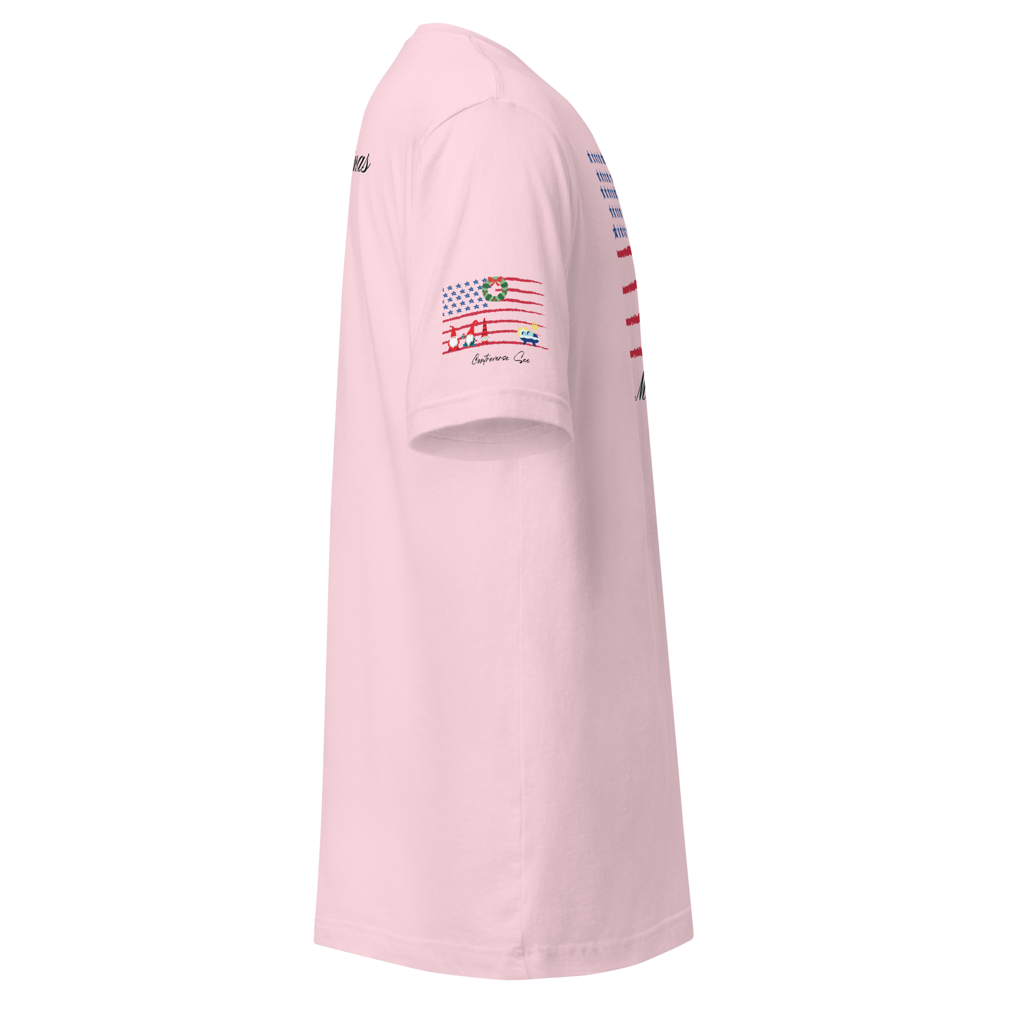 Merry Christmas Patriotic T-Shirt (4 color options) S-2X