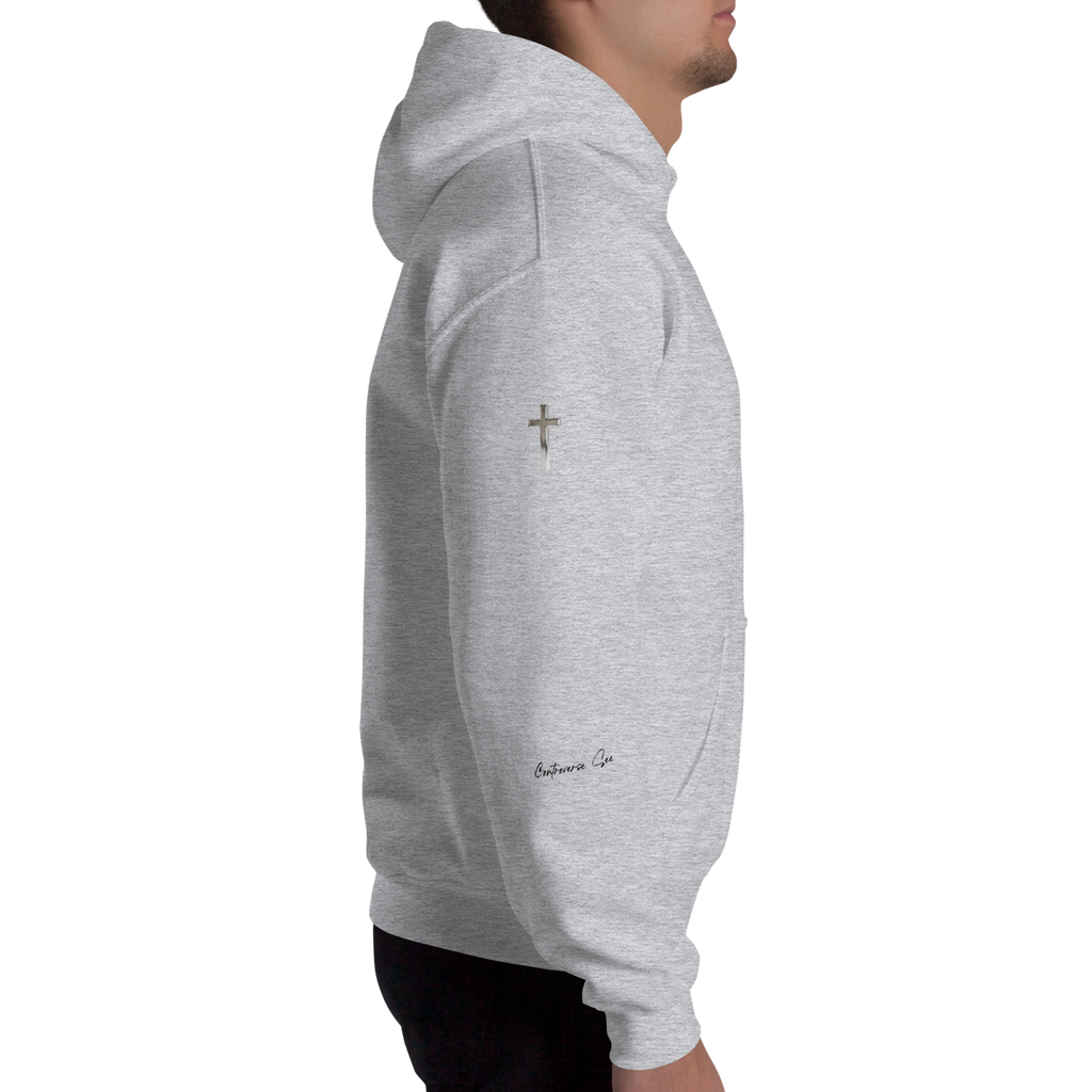 Faithful Praise and Glory Trust in God Chrome Cross & Crown Unisex Hoodie (S-2X) 4 COLORS