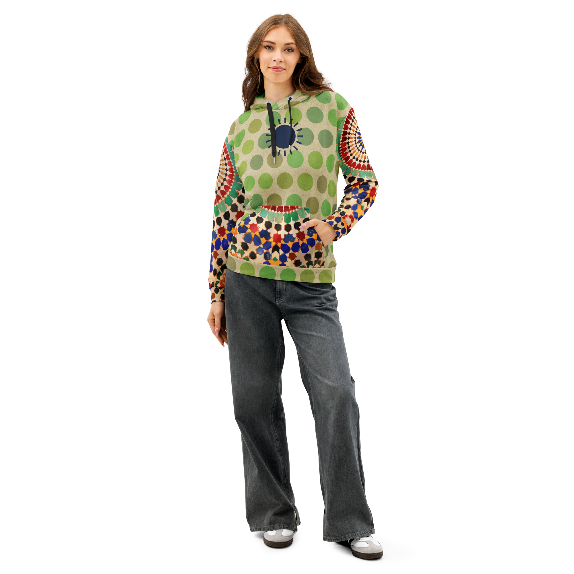 Tapestry Dot Hoodie (S-2X)