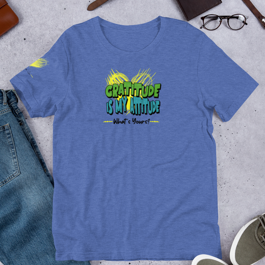 Gratitude Attitude T-shirt (5 color options) S-2X
