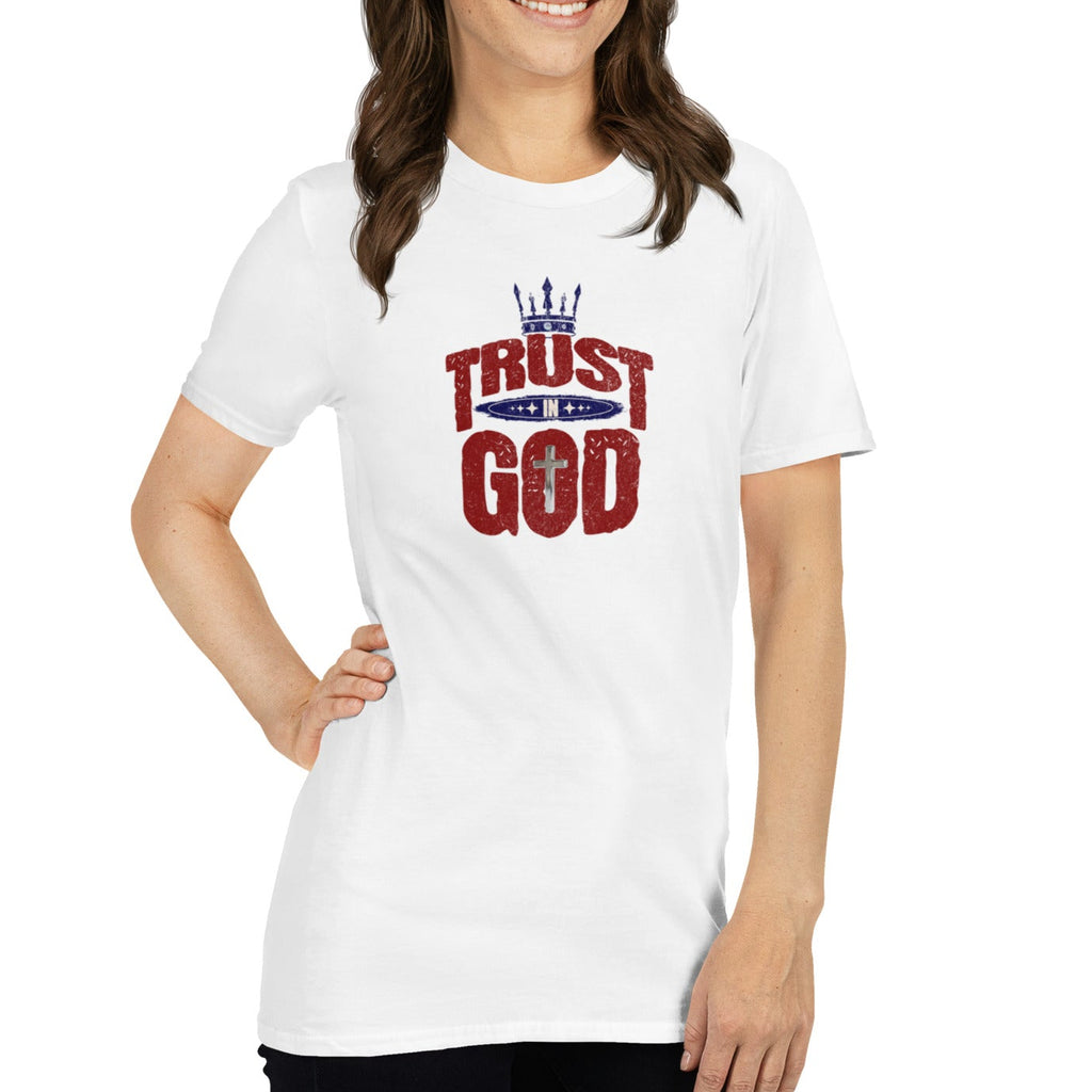 Trust in God Cross & Crown T-Shirt (5 color options) S-2X