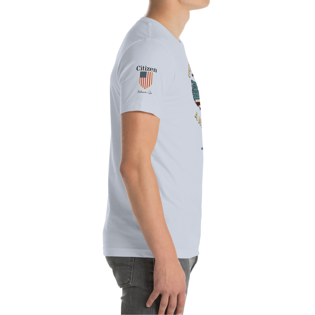 Americans Unite Patriotic 1776 USA 250 Proud American Citizen Unisex T-shirt (XS-3X) 5 COLORS