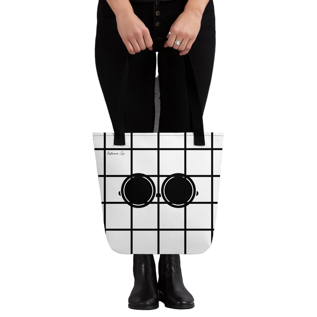 Amusingly Playful and Witty Political Parody IC/DC and Sunglasses Double Sided Graphic Tote Bag - 2 COLORS