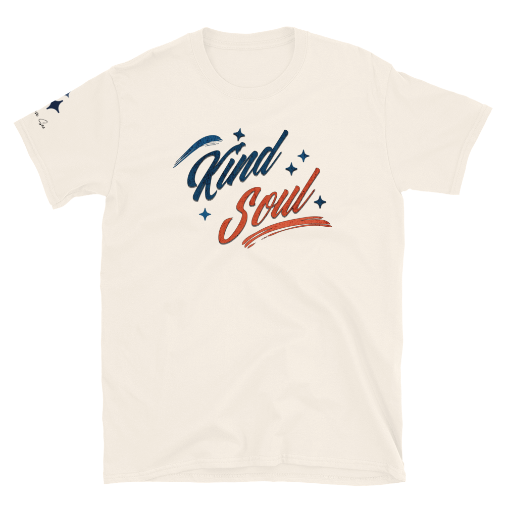 Expressively Generous, Kindhearted, Thoughtful, Considerate, and Compassionate Kind Soul Retro Unisex T-shirt (S-2X) 4 COLORS