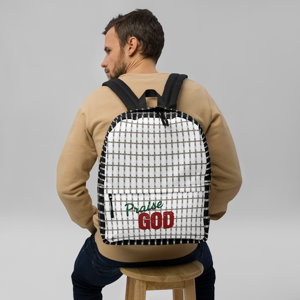 Praise God Chrome Cross Backpack