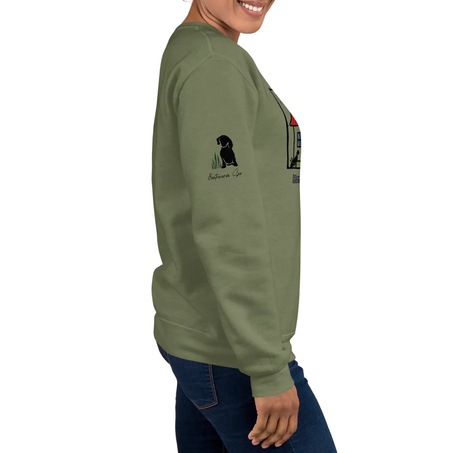 Positively Sweet & Encouraging BUY THE HOUSE Homebuyer, Homeowner, Seller-Realtor Unisex Sweatshirt (S-2X) 3 COLORS