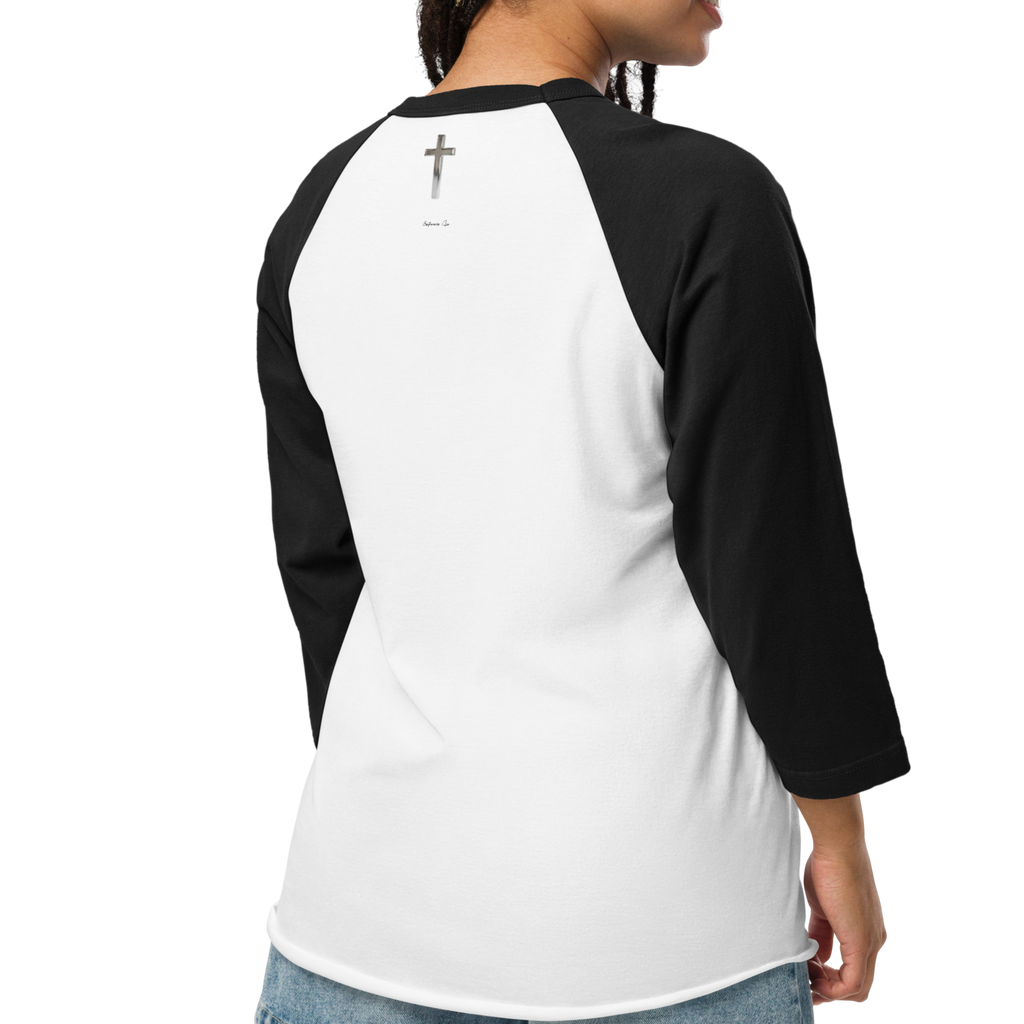 Thank God 3/4 sleeve Raglan T-Shirt (3 color options) S-2X