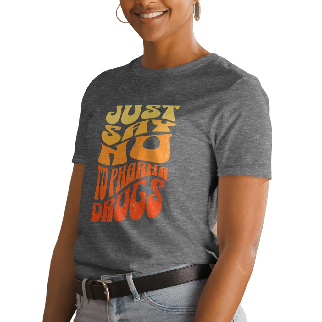 Colorfully Groovy Generation Just-Say-No Knows Unisex T-shirt (S-2X) 4 colors
