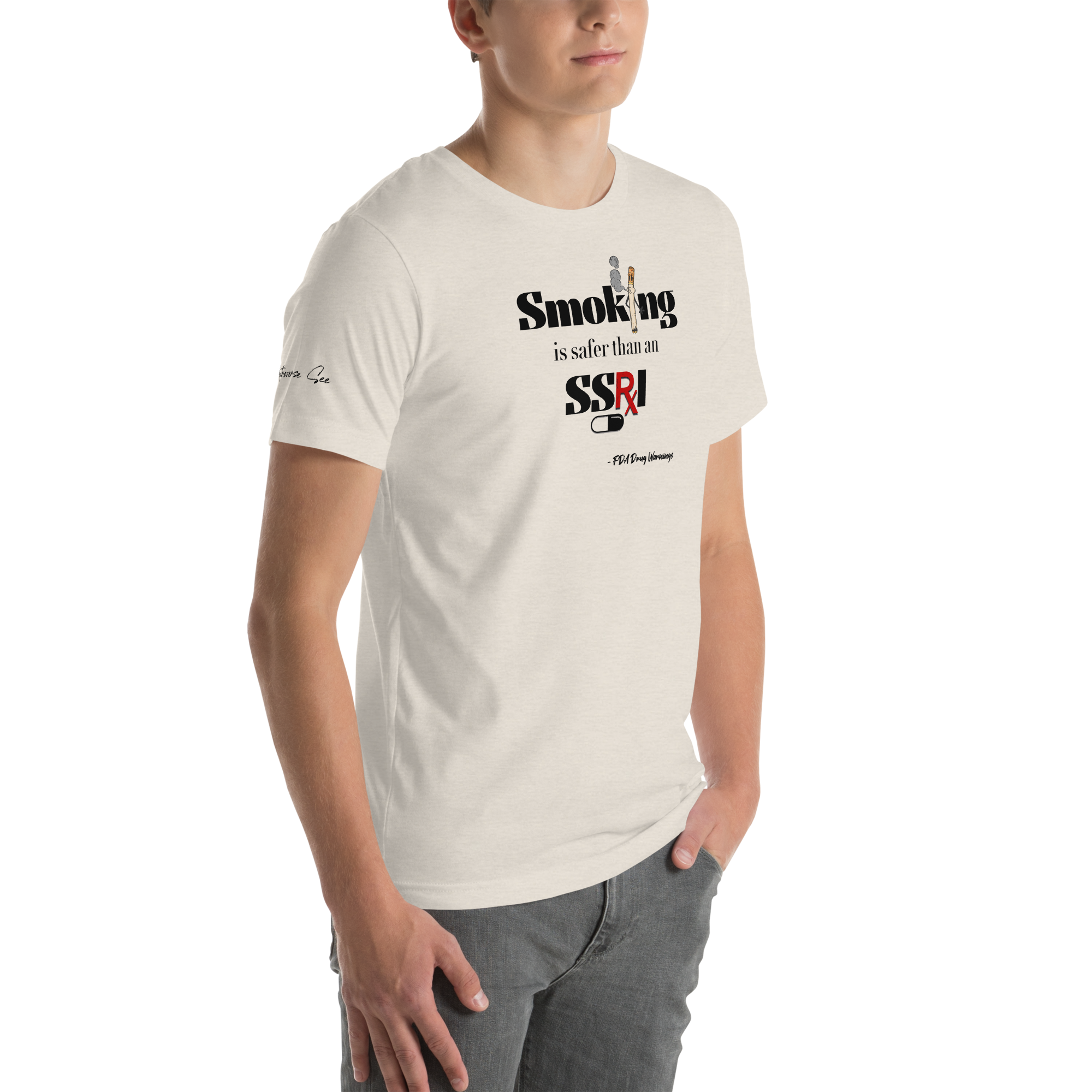 Provocative & Revealing Big Tobacco vs Big Pharma Premium Unisex T-Shirt (S-2x) 3 Colors