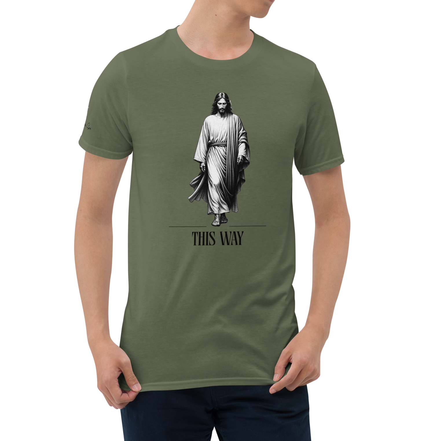 Religiously, Faithfully Following Jesus This Way Unisex T-shirt (S-2X) 3 COLORS