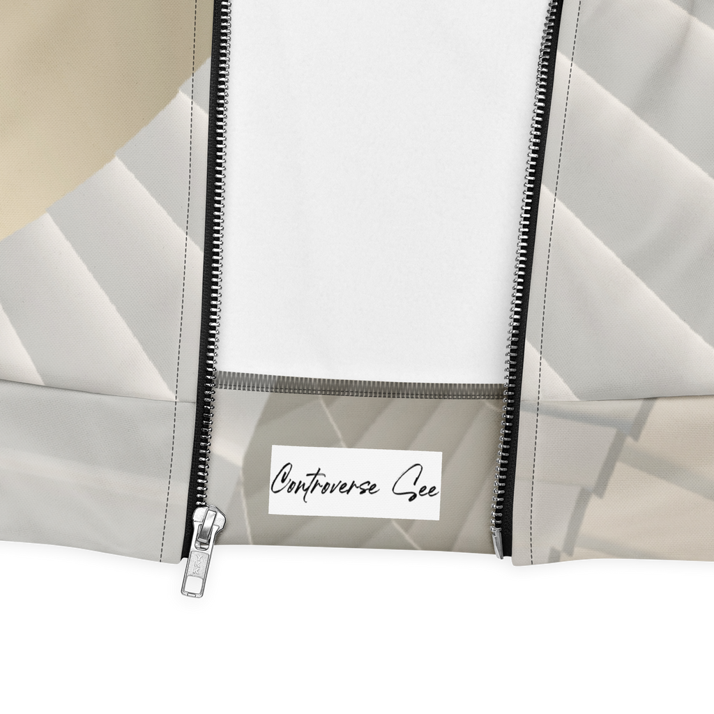 Spiral Illusion Bomber Jacket (S-2X)