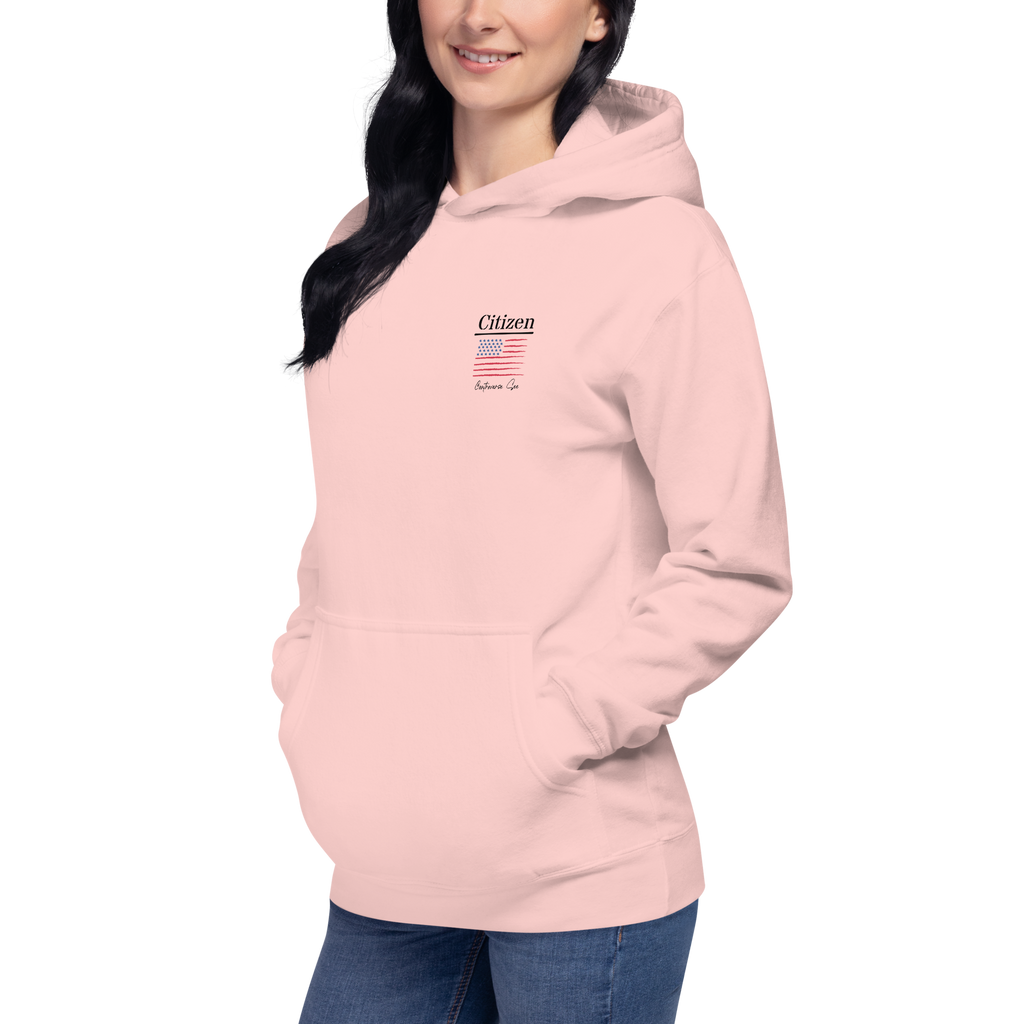 Celebratory All-American Patriotic 1776 USA 250 Proud American Citizen Unisex Hoodie (S-3X) 4 COLORS
