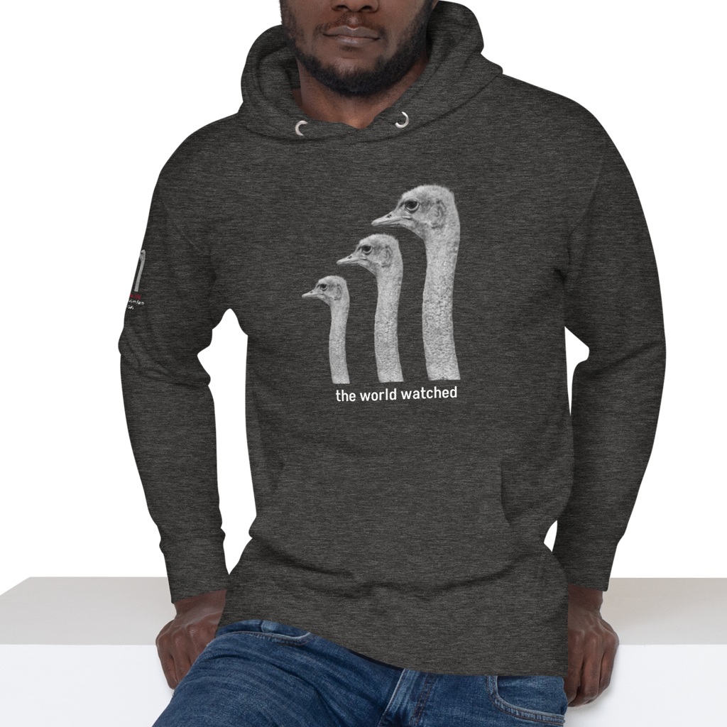 Canada Ostrich Farm Remembrance Hoodie for charity White Lettering (4 color options) S-2X
