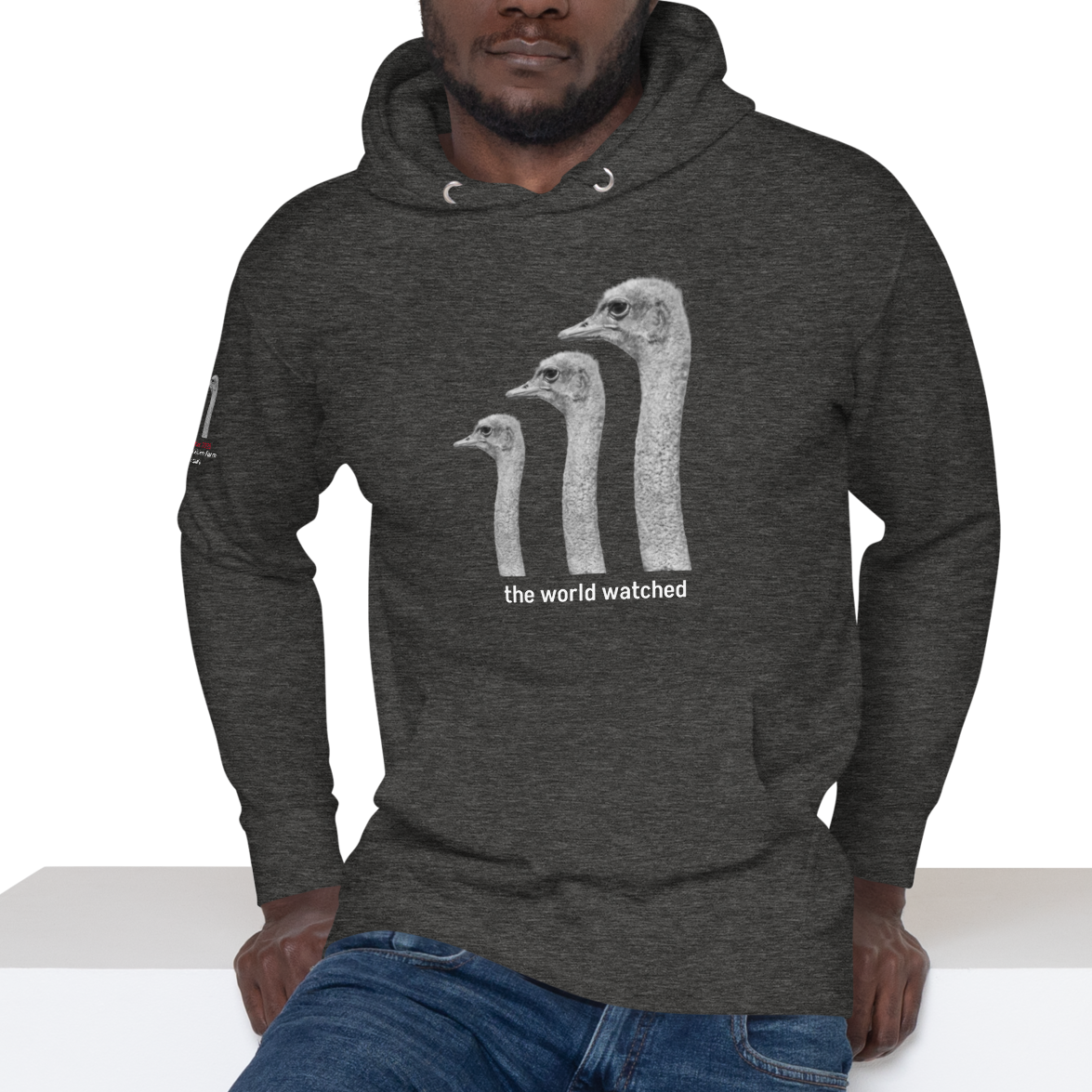 Canada Ostrich Farm Remembrance Hoodie for charity White Lettering (4 color options) S-2X