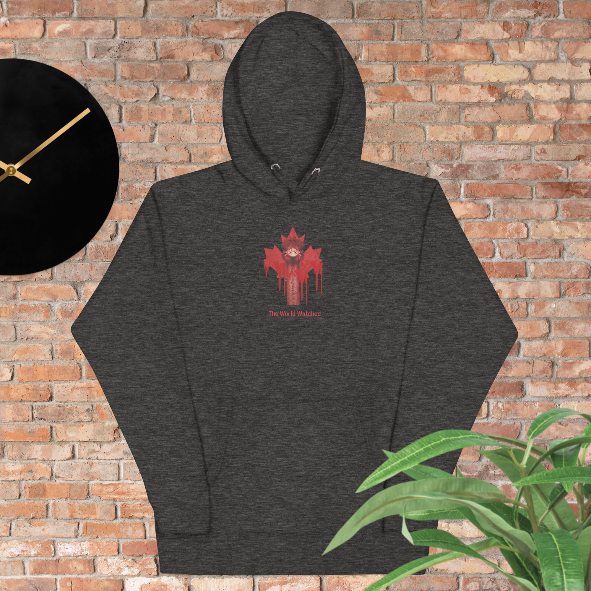 Canada Ostrich Farm Remembrance Flag Hoodie for charity (3 color options) S-2X