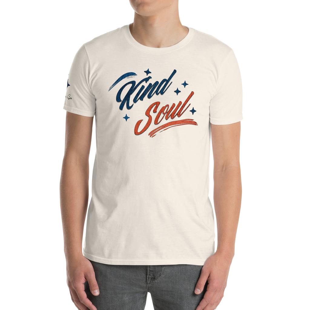 Expressively Generous, Kindhearted, Thoughtful, Considerate, and Compassionate Kind Soul Retro Unisex T-shirt (S-2X) 4 COLORS