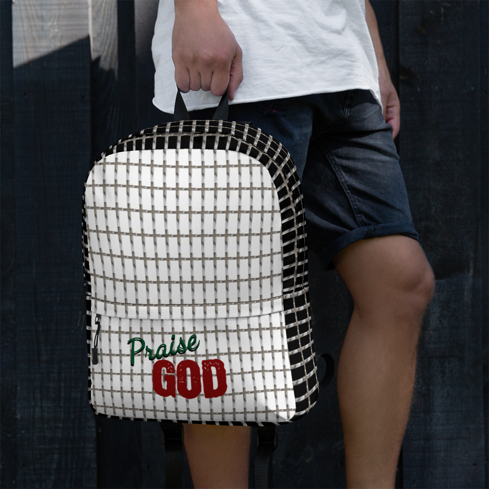 Praise God Chrome Cross Backpack