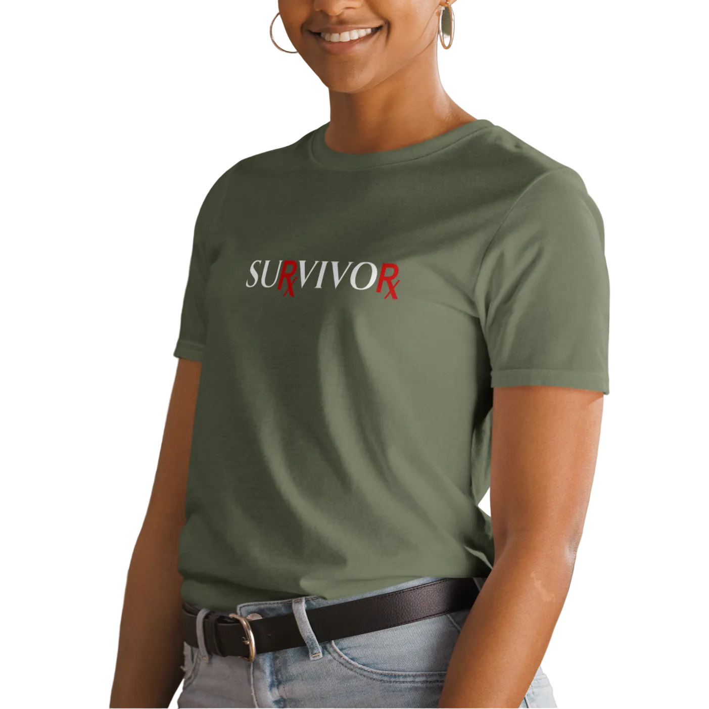 Brave, Courageous, Heroic Big Pharma Loses Survivor Wins Unisex T-shirt (S-2X) 5 COLORS