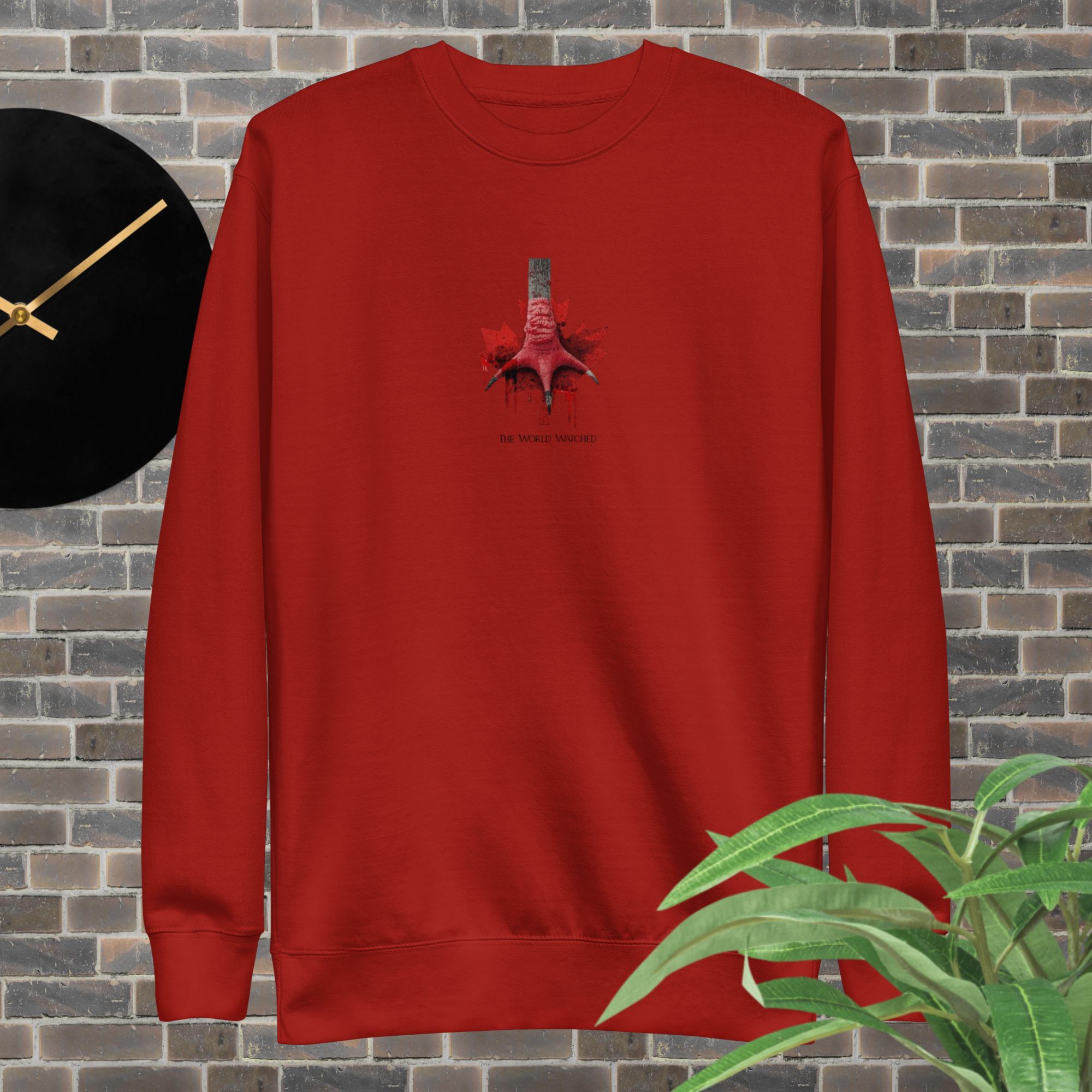 Canada Ostrich Farm Remembrance Flag & Foot Sweatshirt for charity (3 color options) S-2X