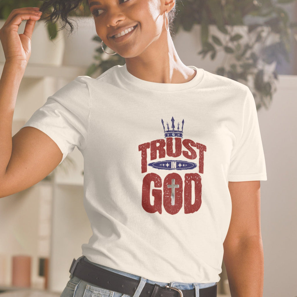 Trust in God Cross & Crown T-Shirt (5 color options) S-2X