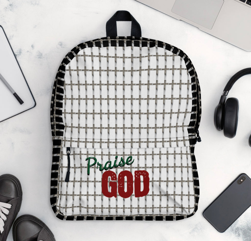 Praise God Chrome Cross Backpack