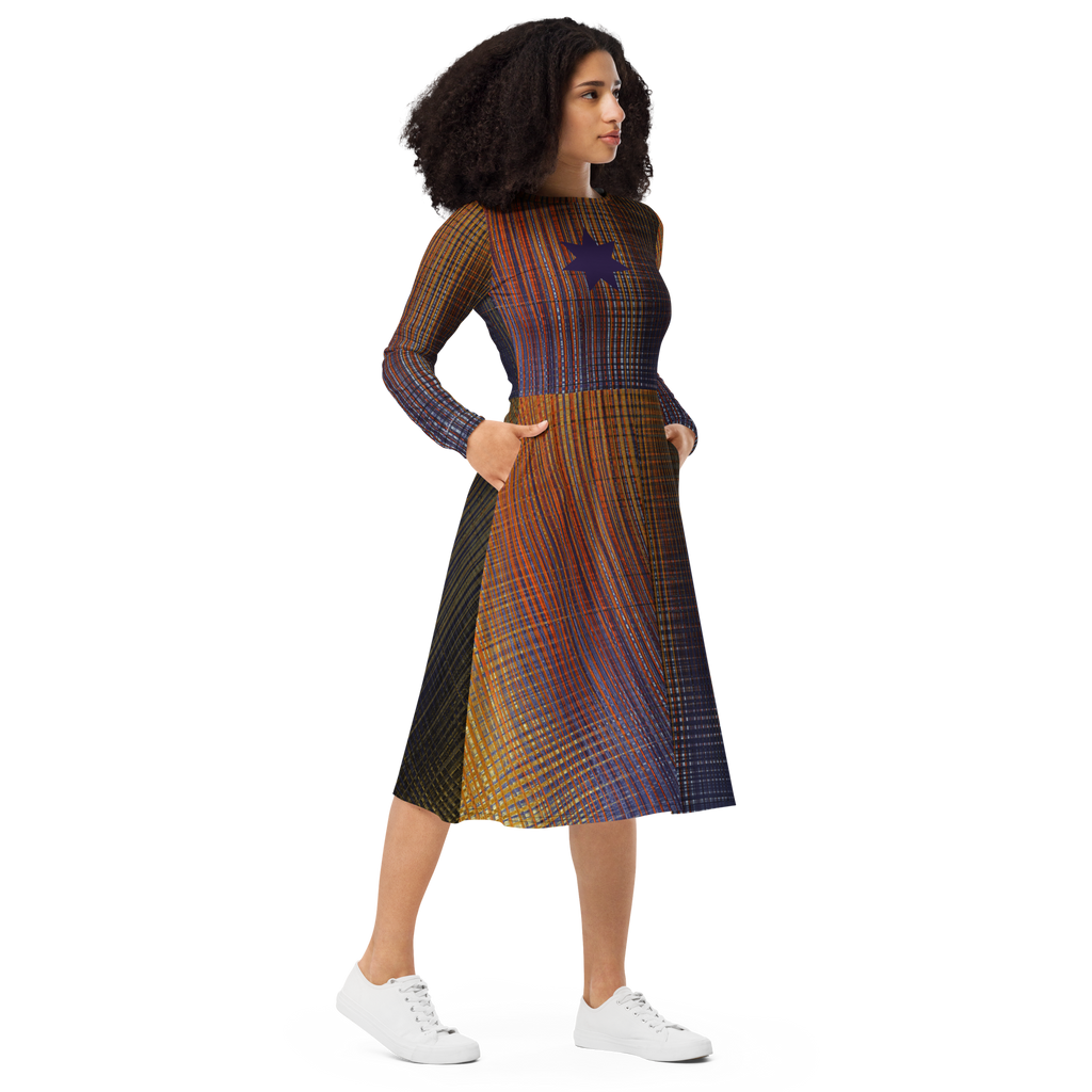 Stars on Fire Midi Pocket Dress