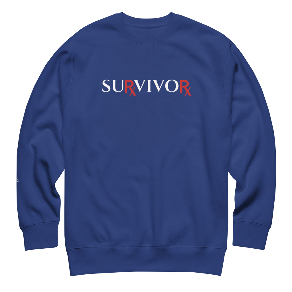 STRONG, BRAVE, and COURAGEOUS BIG PHARMA SURVIVOR Unisex Sweatshirt (S-2X) 5 COLORS