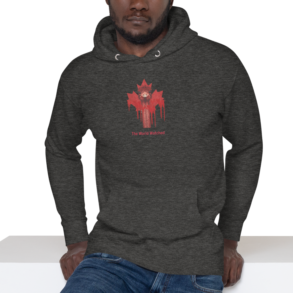 Canada Ostrich Farm Remembrance Flag Hoodie for charity (3 color options) S-2X