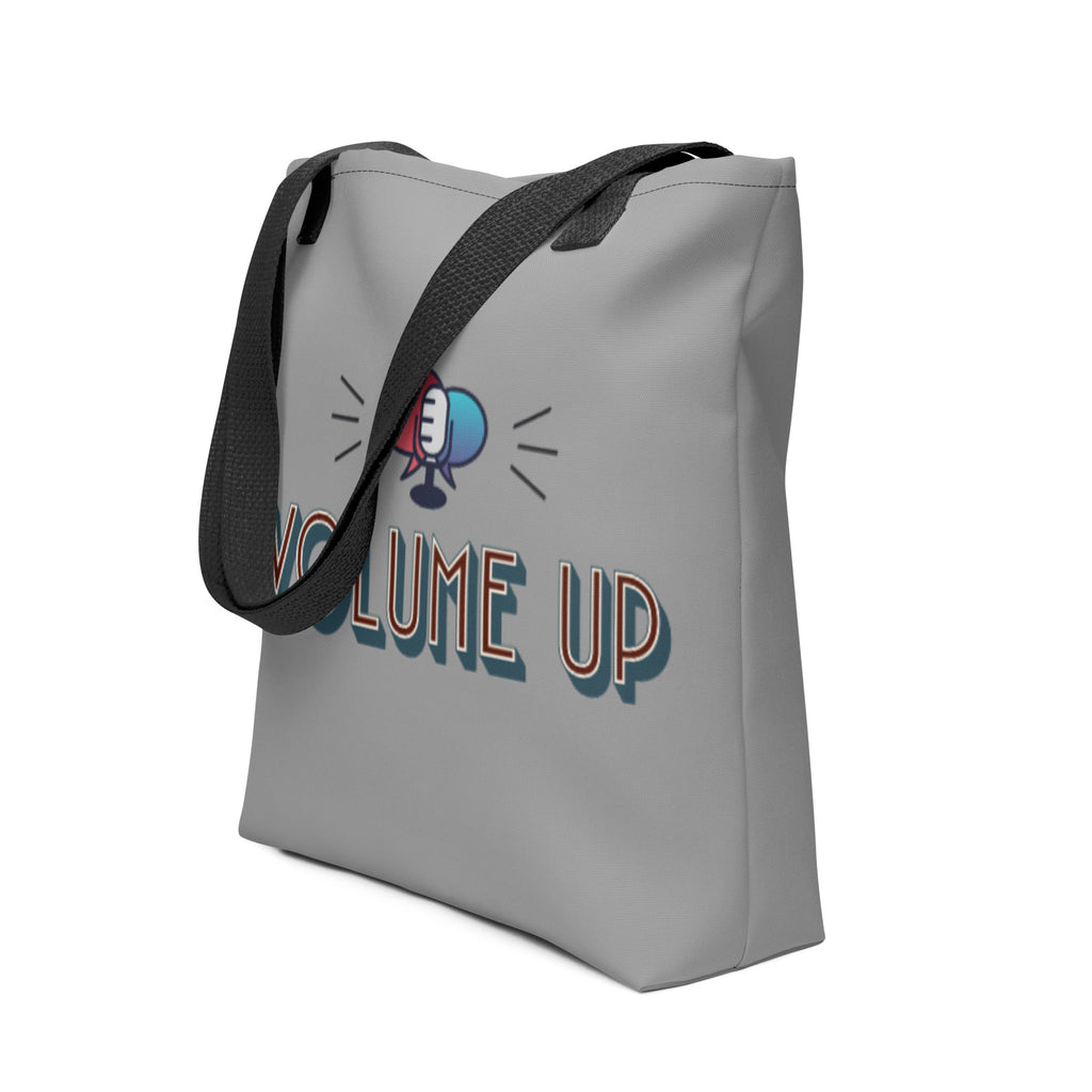 VOLUME UP Tote Bag (2 handle color options)