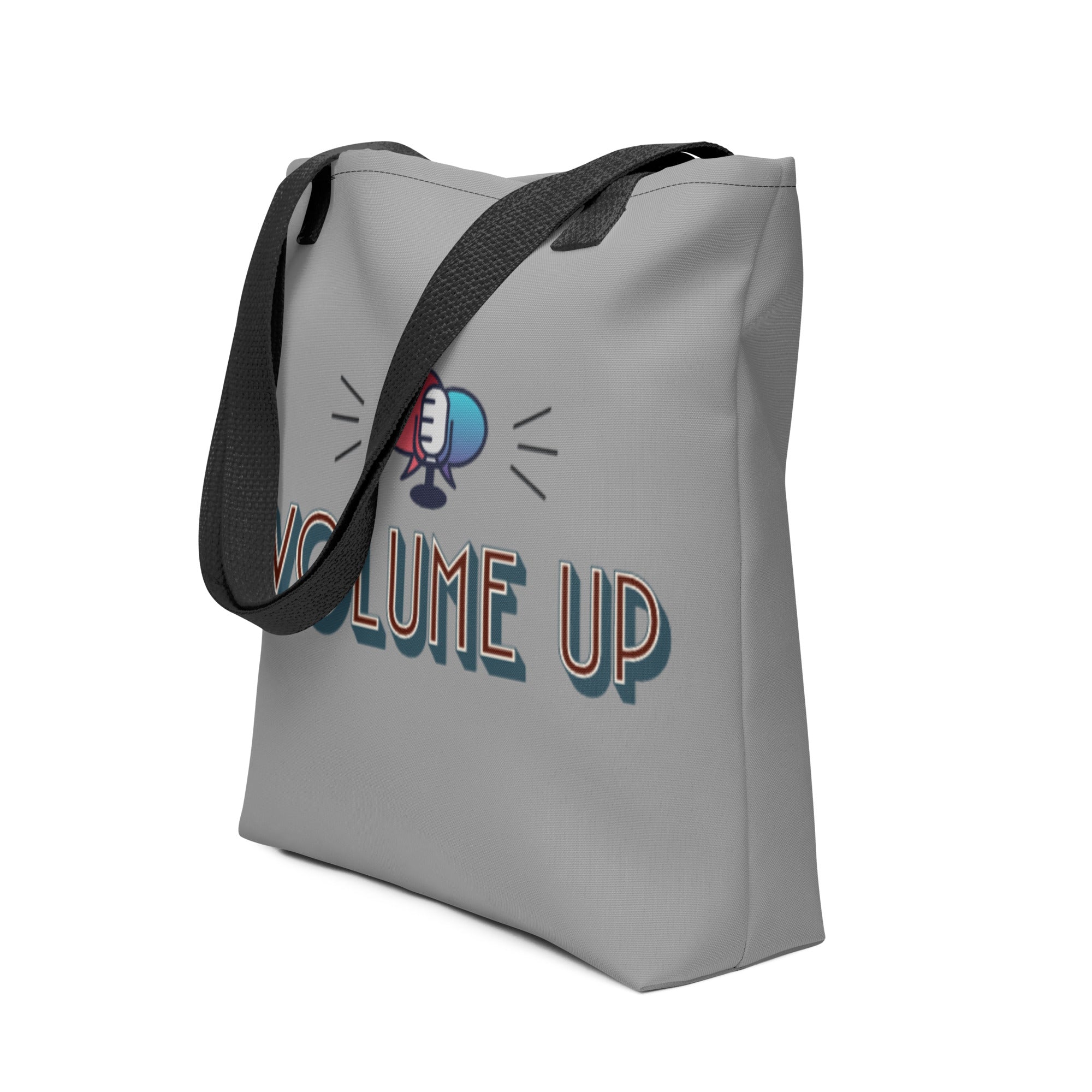 VOLUME UP Tote Bag (2 handle color options)