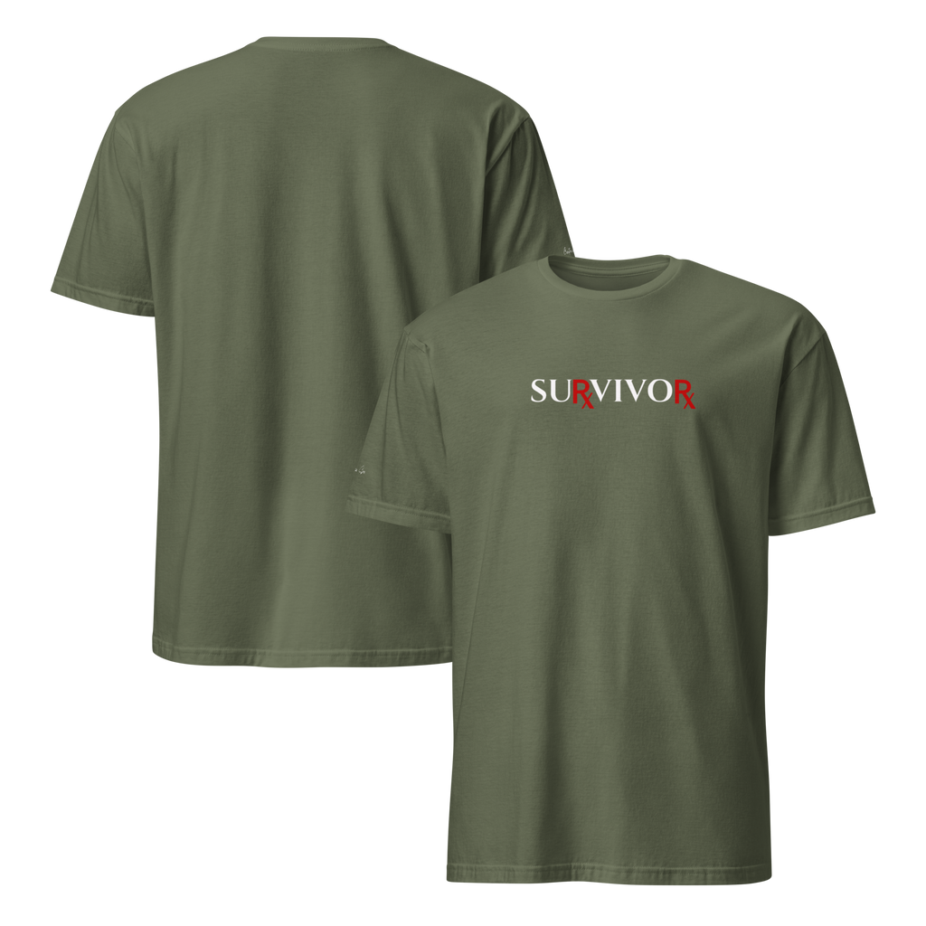 Brave, Courageous, Heroic Big Pharma Loses Survivor Wins Unisex T-shirt (S-2X) 5 COLORS