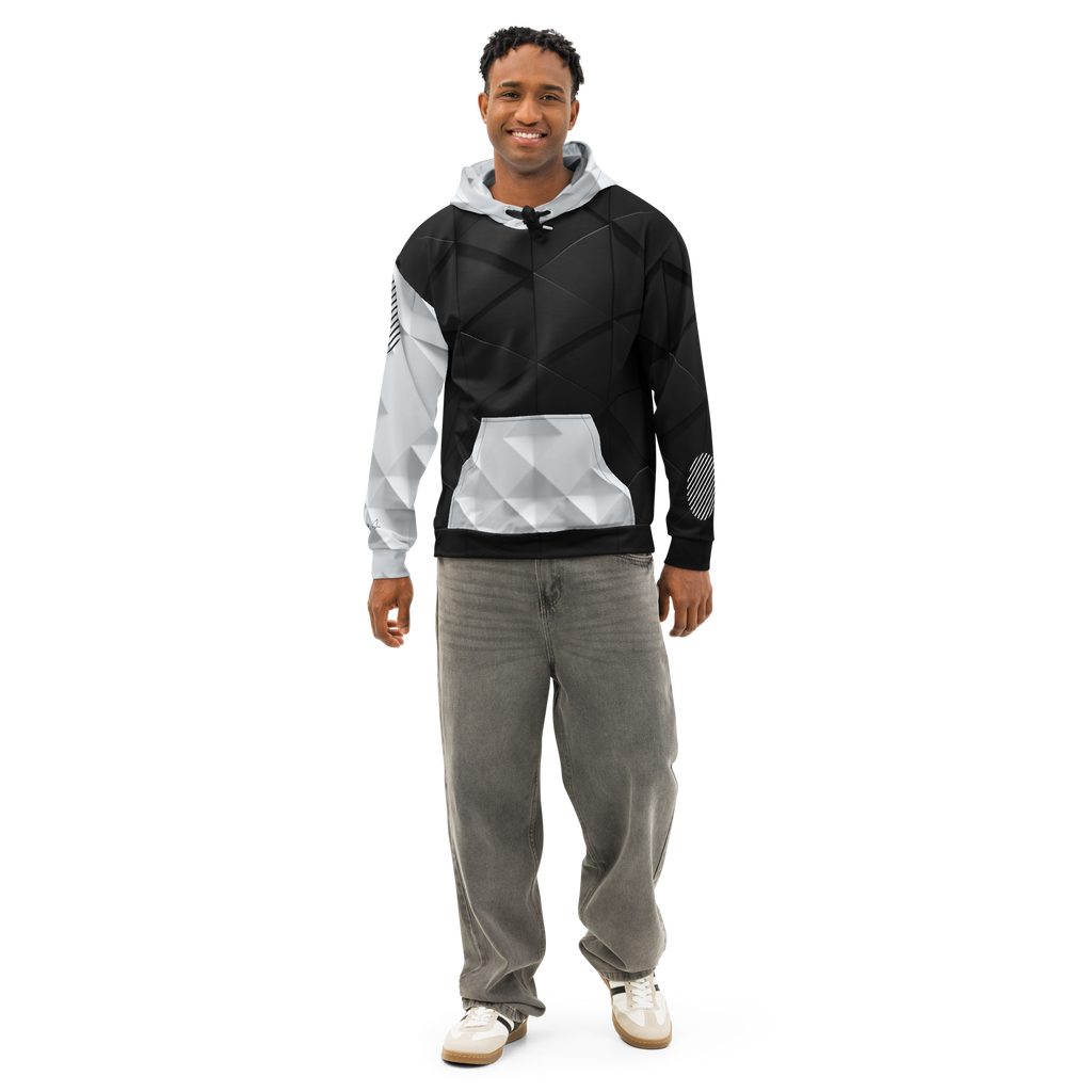 Tech in Black & White Hoodie (S-2X)