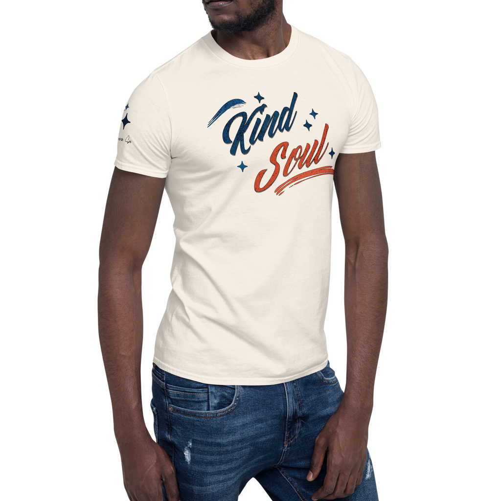 Expressively Generous, Kindhearted, Thoughtful, Considerate, and Compassionate Kind Soul Retro Unisex T-shirt (S-2X) 4 COLORS