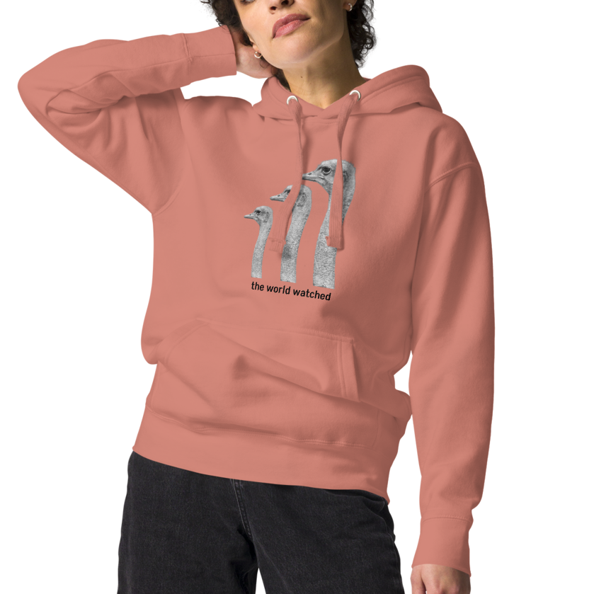 Canada Ostrich Farm Remembrance Hoodie for charity, Black Lettering (5 color options) S-2X