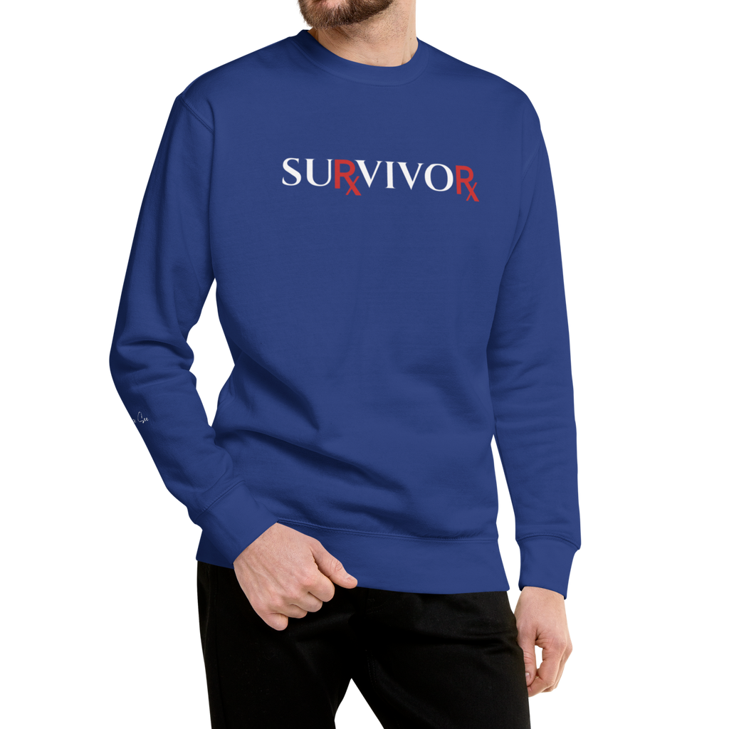 STRONG, BRAVE, and COURAGEOUS BIG PHARMA SURVIVOR Unisex Sweatshirt (S-2X) 5 COLORS