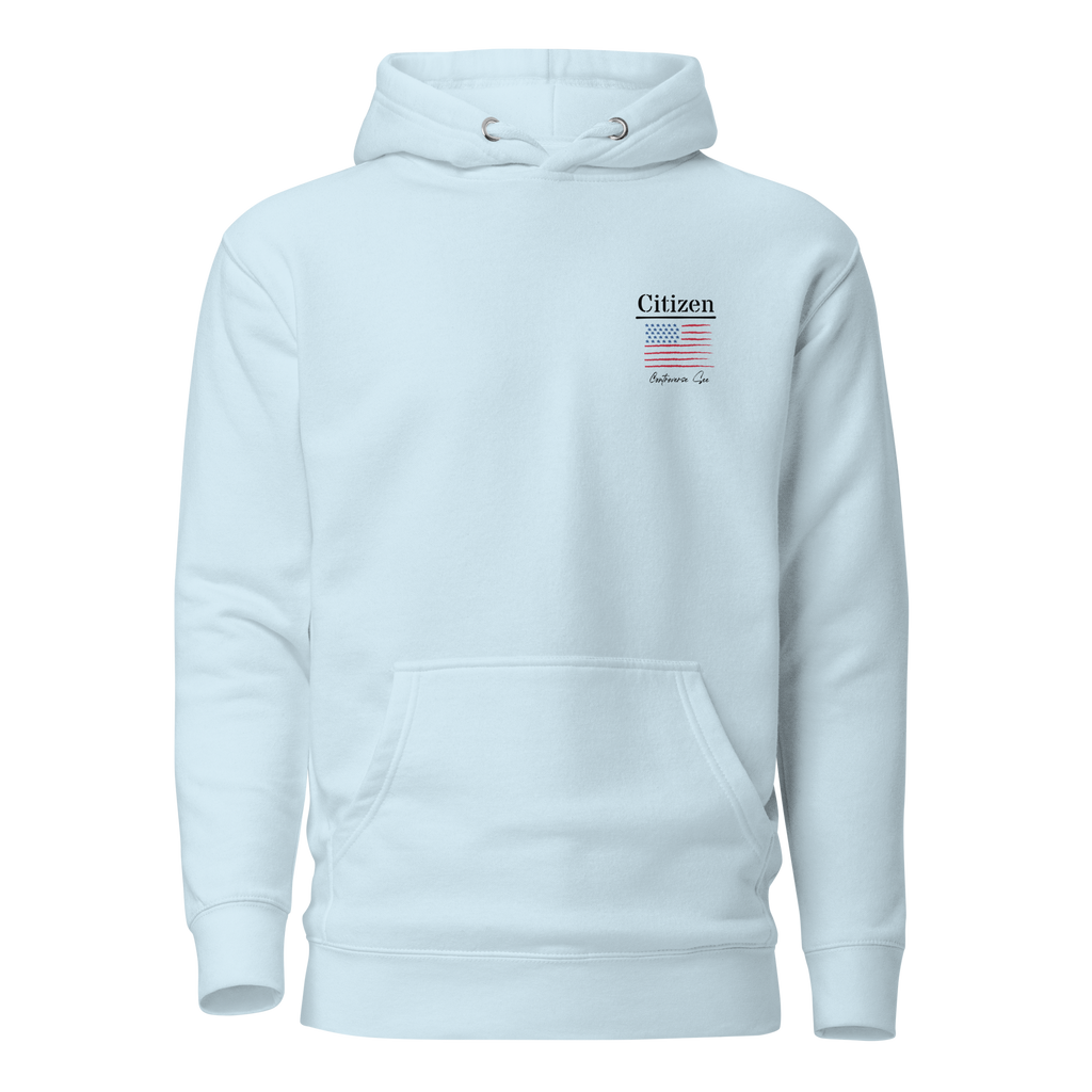 Celebratory All-American Patriotic 1776 USA 250 Proud American Citizen Unisex Hoodie (S-3X) 4 COLORS