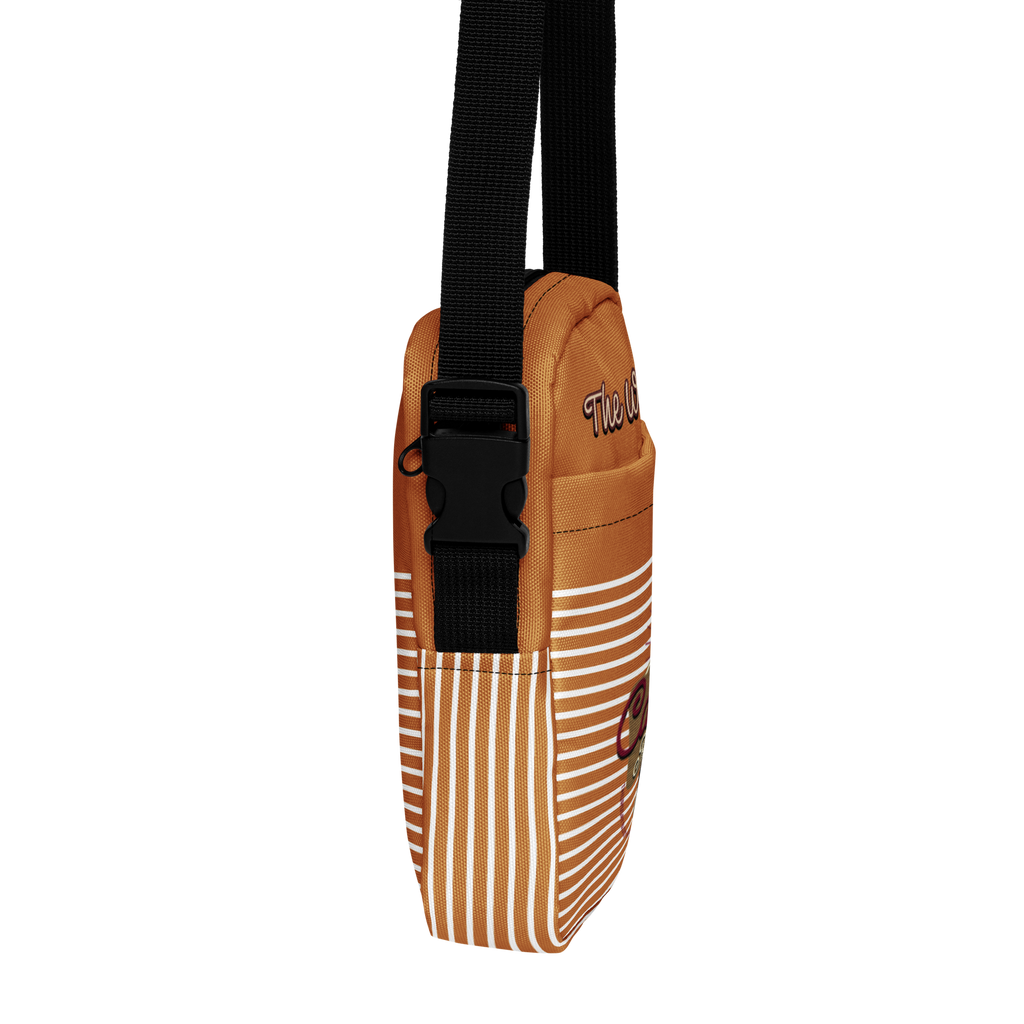 Canada Ostrich Farm Remembrance Crossbody Bag for charity (front, back, interior graphics)