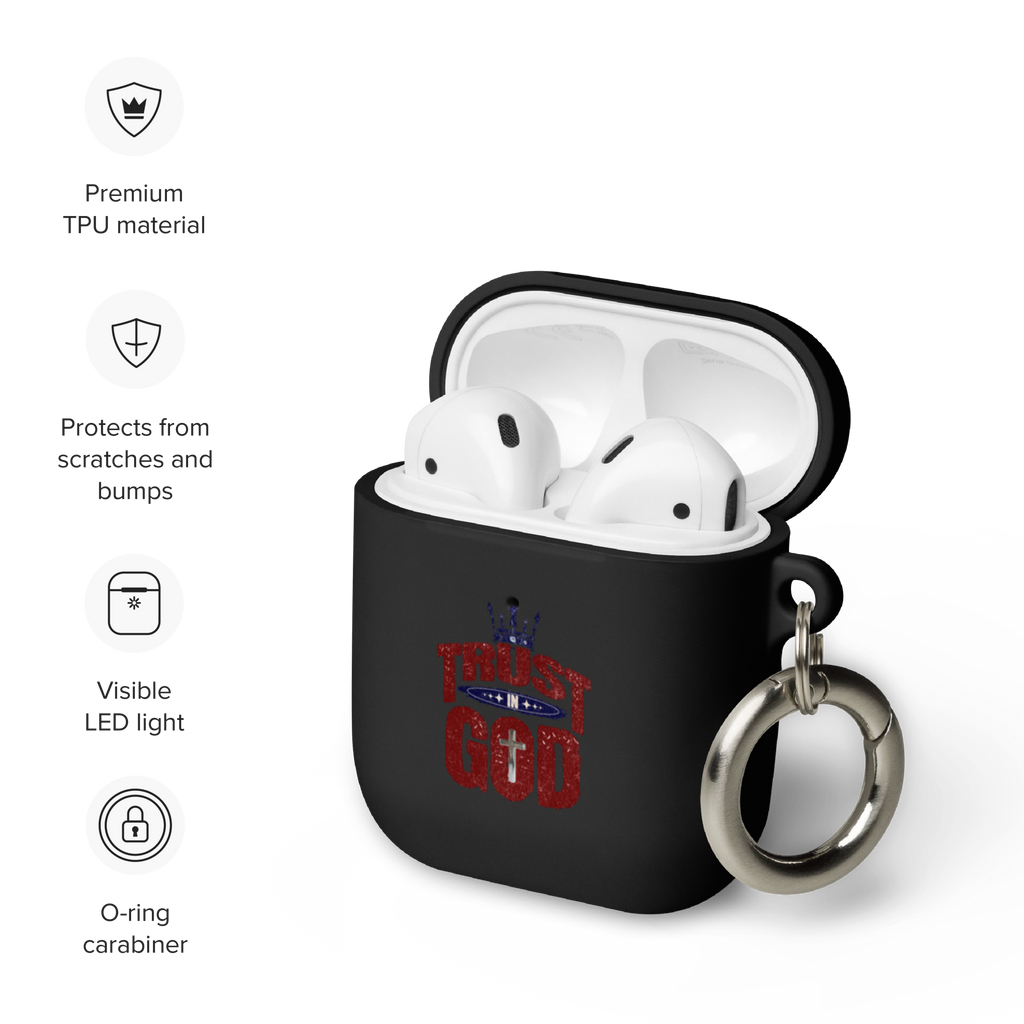 Trust in God rubber case for AirPods® (5 color options)