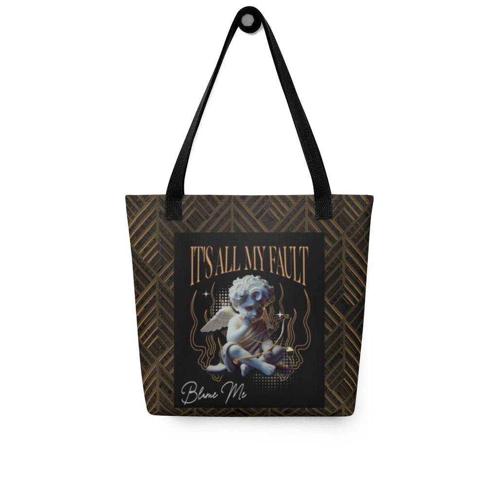 Blame Me Tote Bag (2 handle color options)