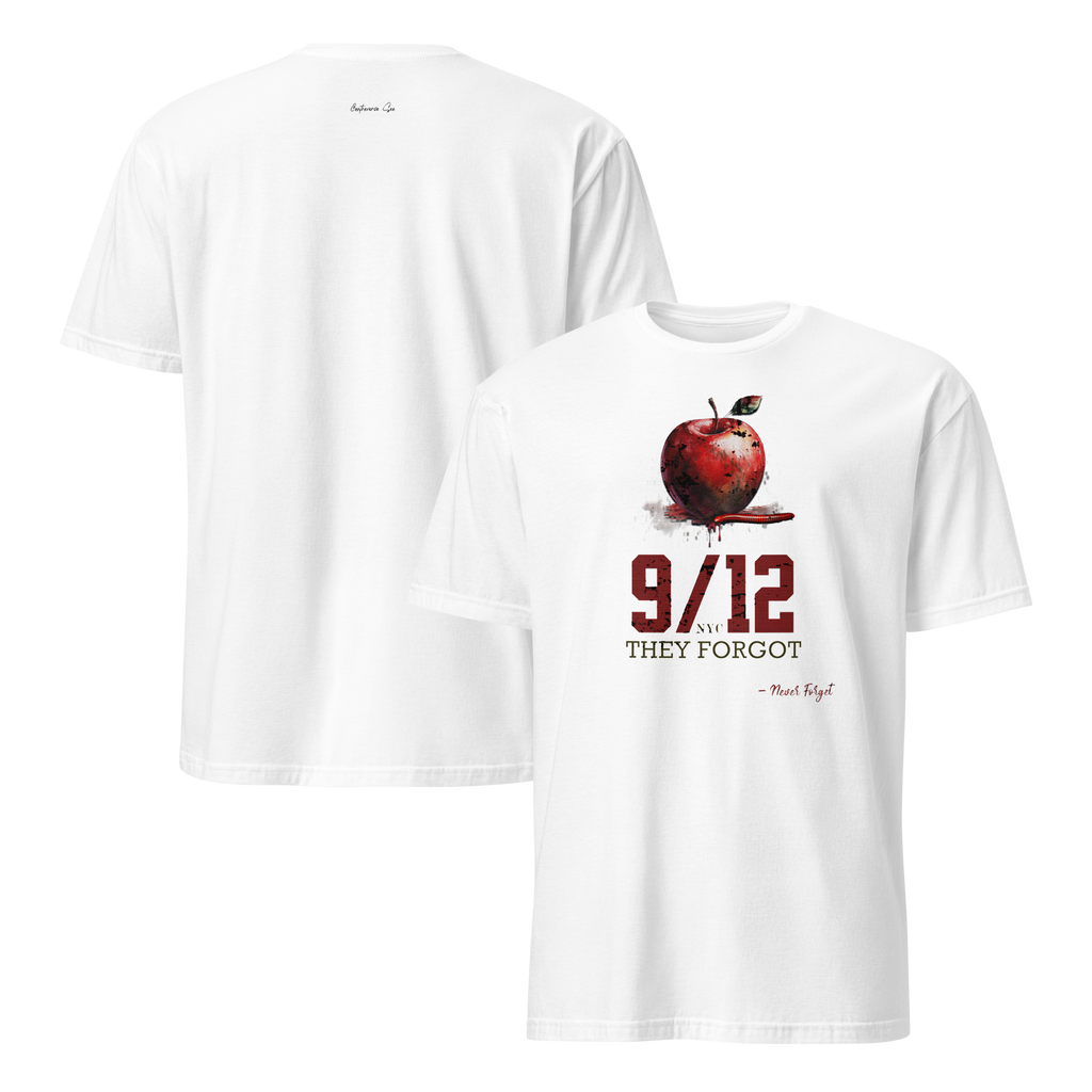 Powerful NYC 9/11 Remembrance or Forget Soft-Style Unisex T-Shirt (S - 2X) 5 Colors