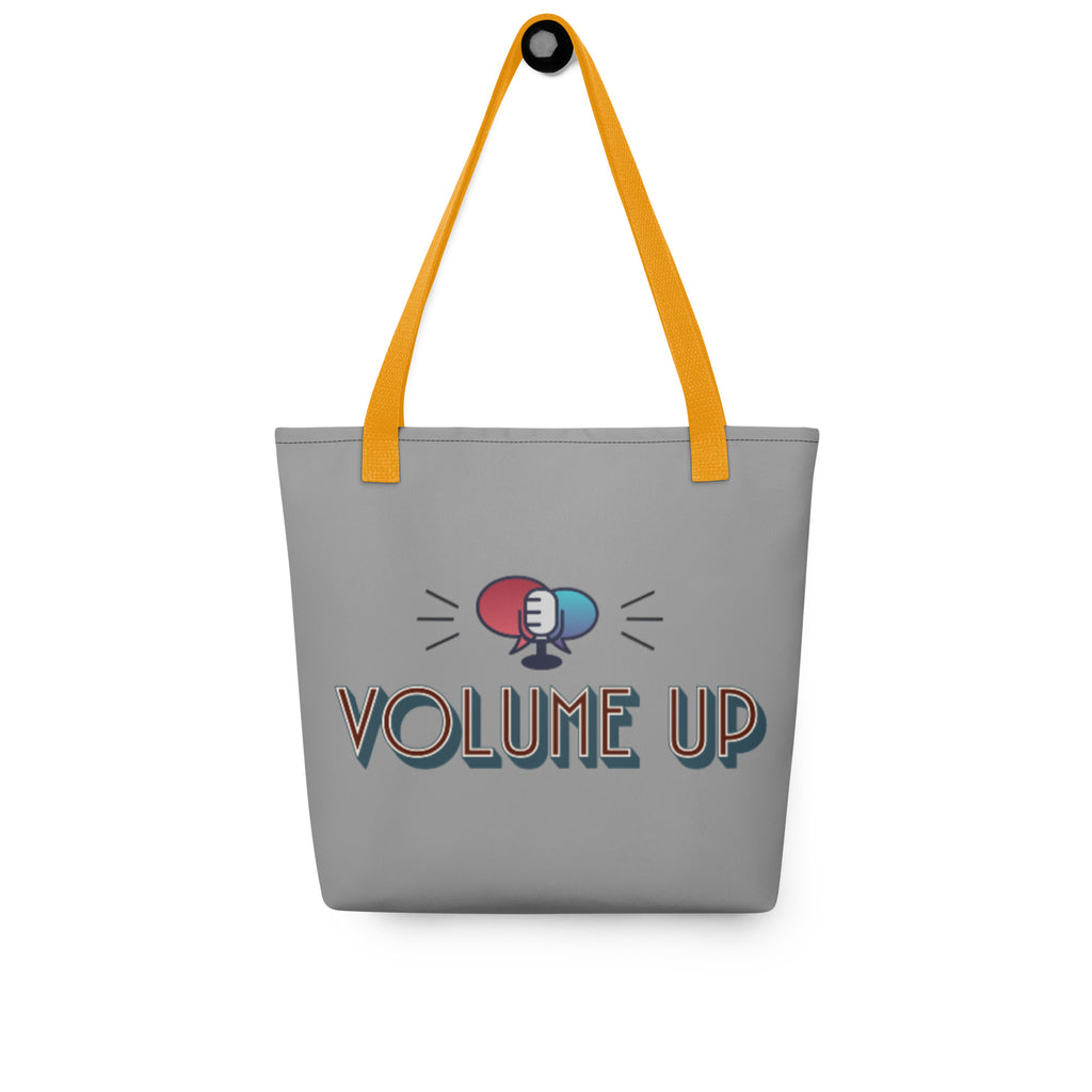 VOLUME UP Tote Bag (2 handle color options)
