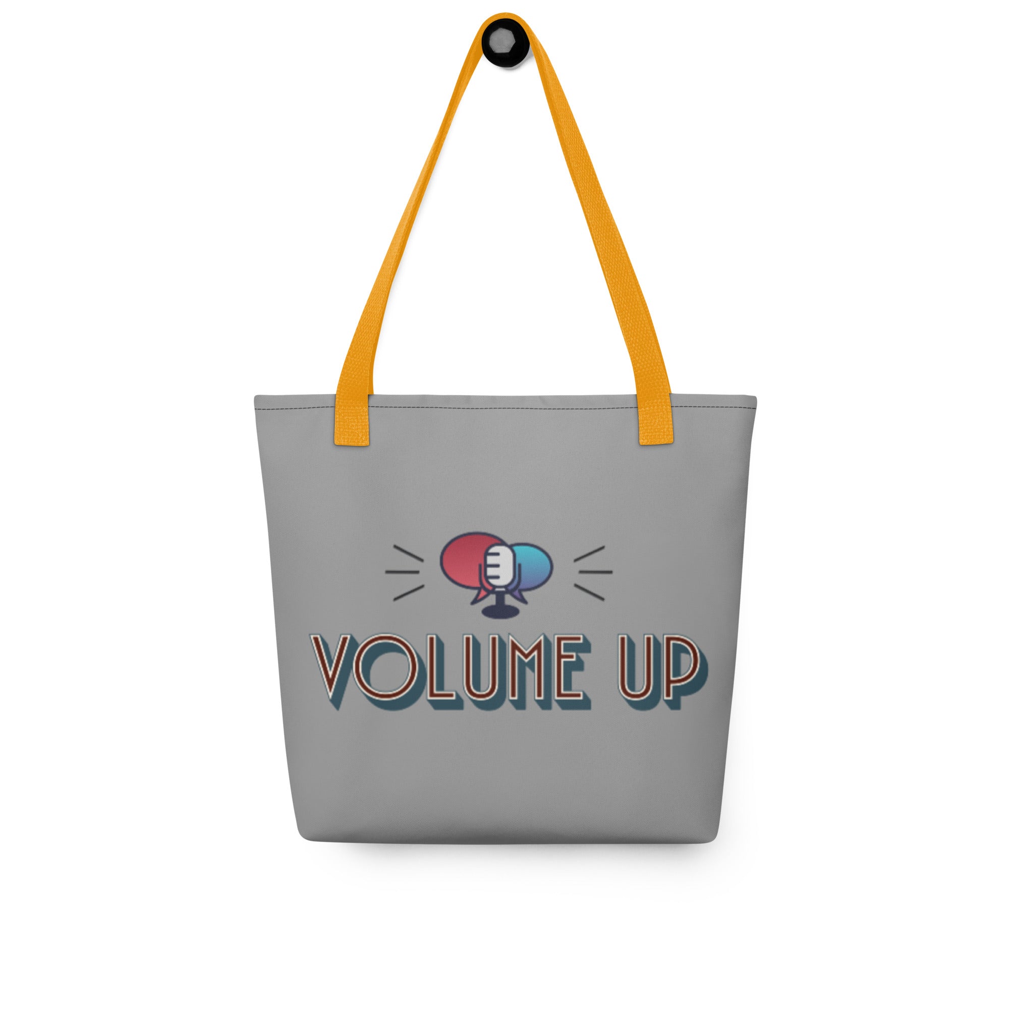 VOLUME UP Tote Bag (2 handle color options)