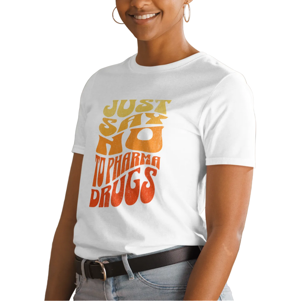 Colorfully Groovy Generation Just-Say-No Knows Unisex T-shirt (S-2X) 4 colors